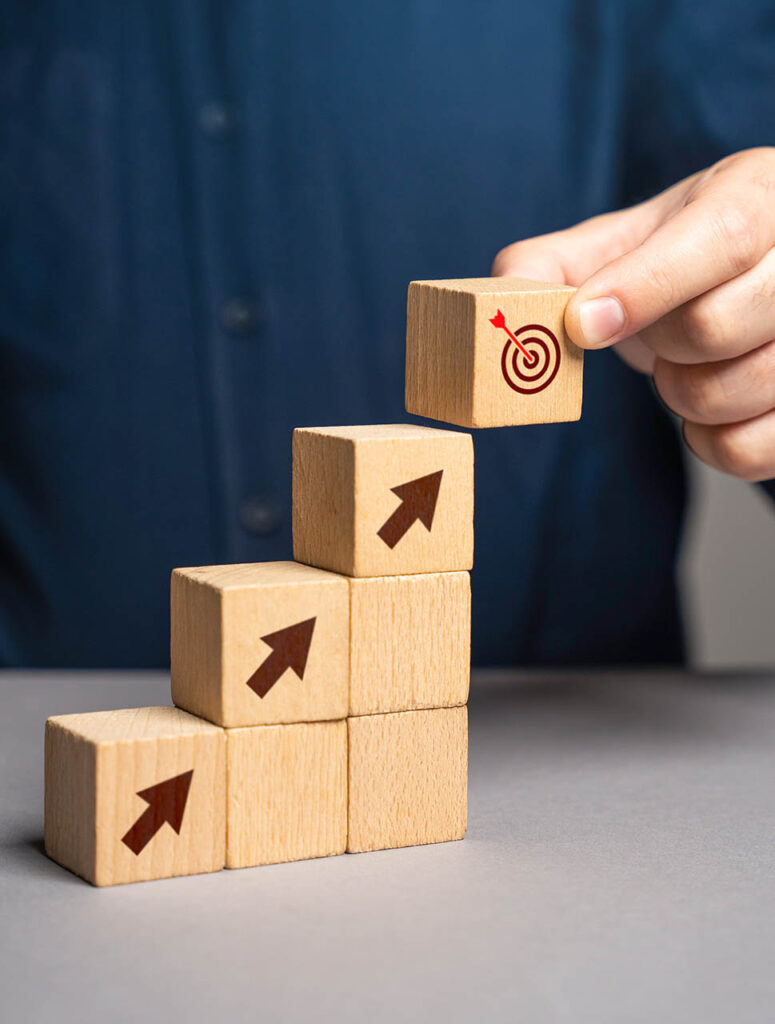 Go to the goal. Movement towards the target. Metaphor for achieving a task. Climb to success. Get to the top. Ascend and conquer obstacles. Progress, effort, and determination.